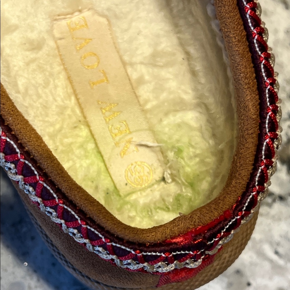 NEW LOVE Tan Platform Mules Size 9.5 - Picture 7 of 13